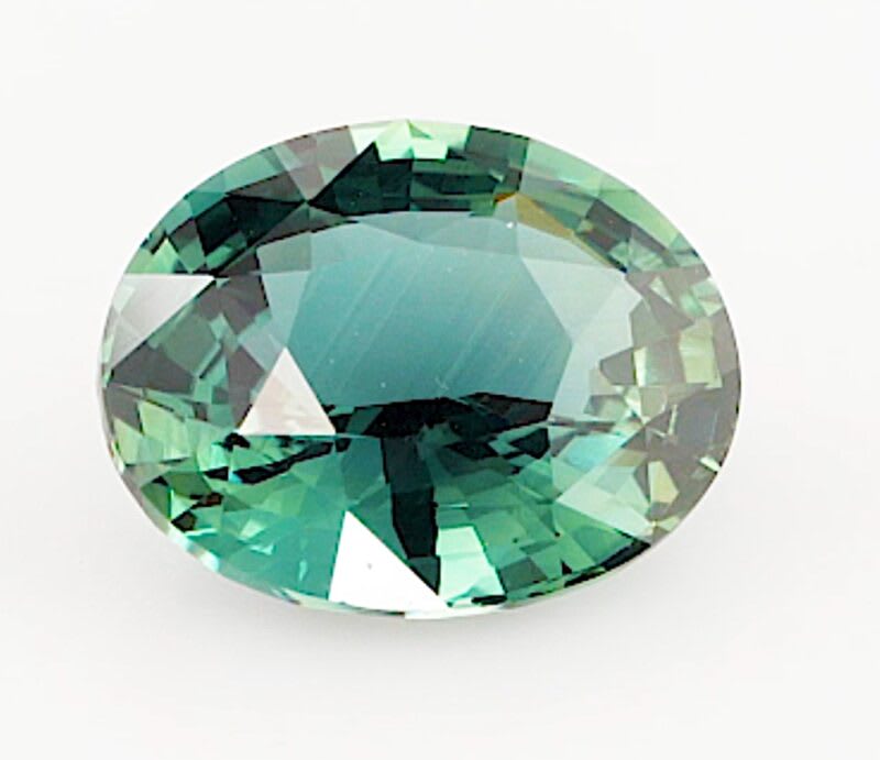 3.05ct oval teal sapphire product image