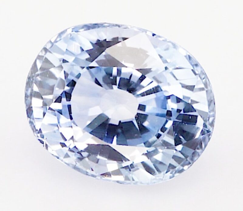 2.78ct oval icy blue sapphire product image