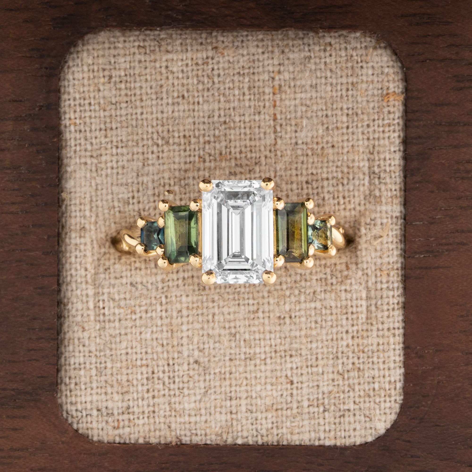 'Evermore' Diamond and sapphire ring product image