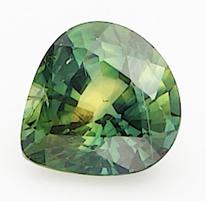 1.70ct Pear green sapphire product image
