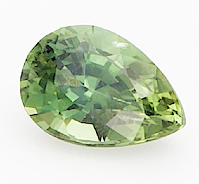 1.10ct Green pear sapphire product image