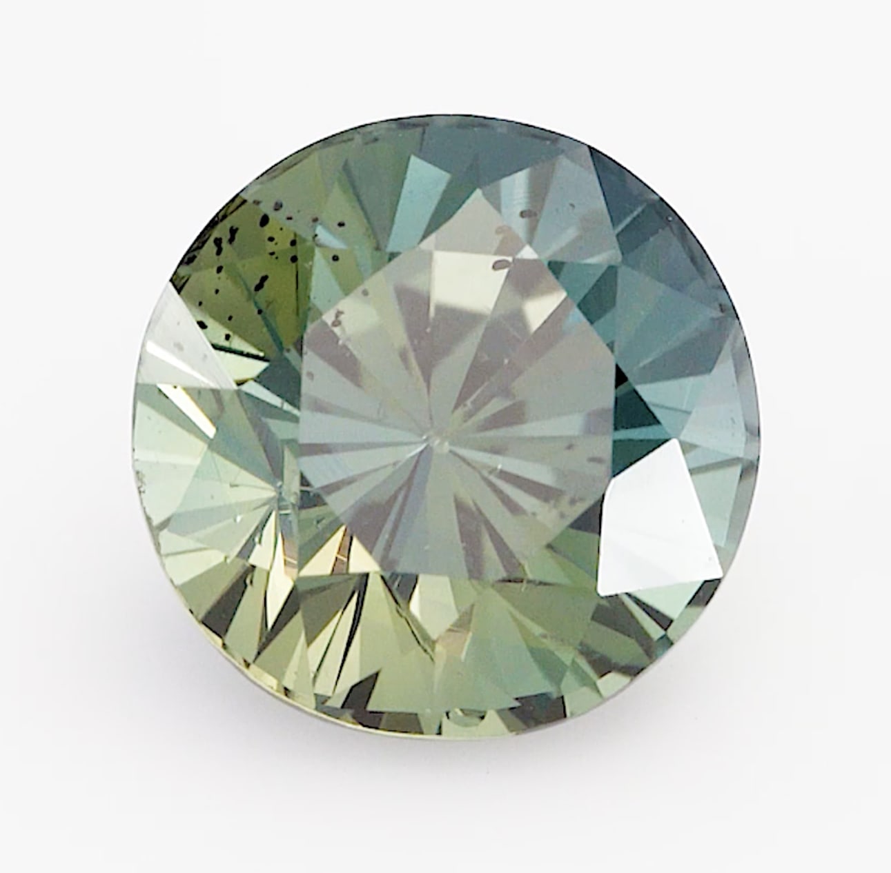 3.07ct Round teal sapphire  product image