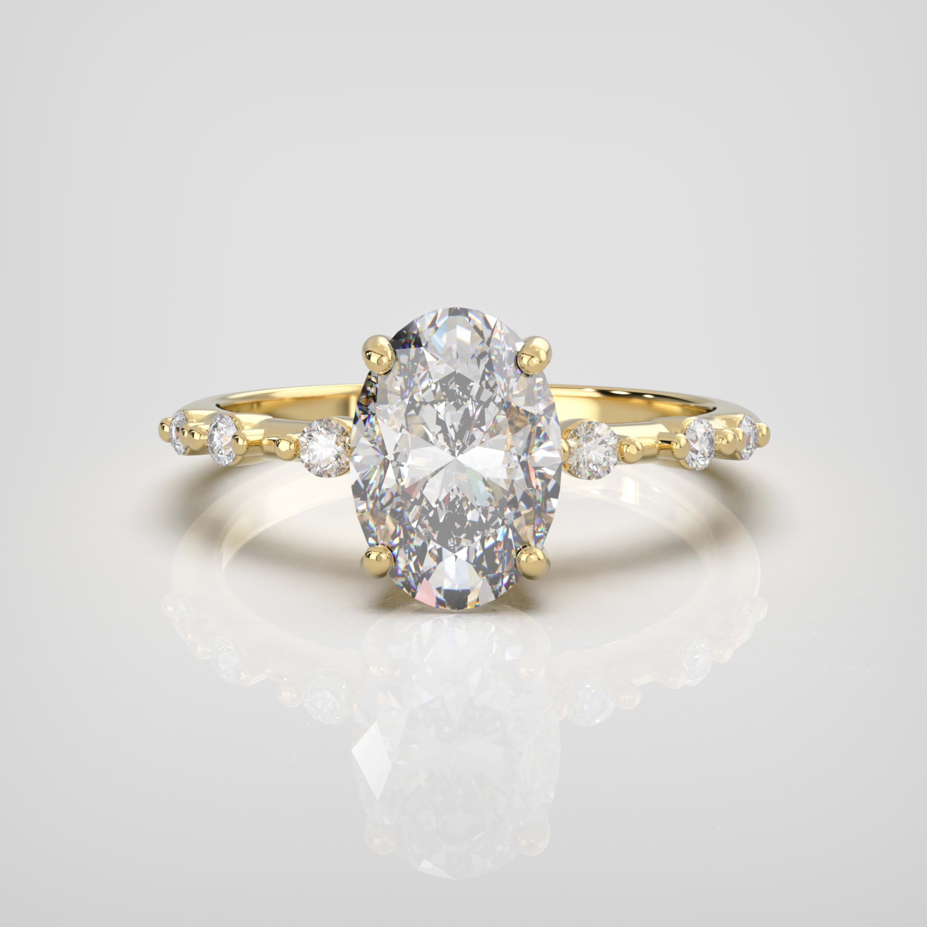 Oval 'elegance' diamond ring product image