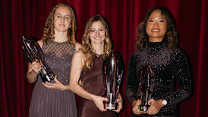 Top three drivers celebrated at 2025 season Prize Giving at the Autosport Awards