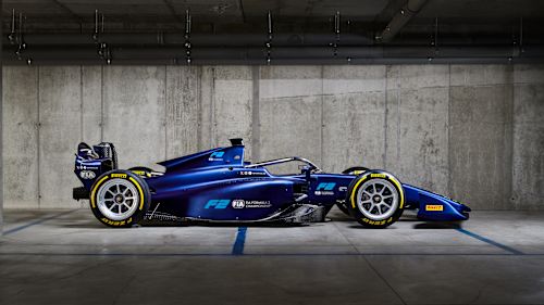 F2 car and engine
