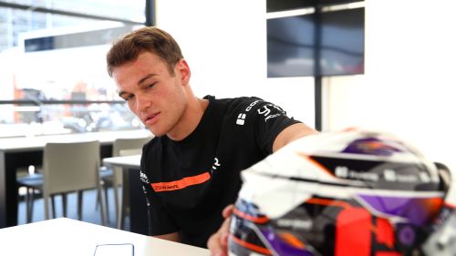 Astrology with some F1 Champion influence Amaury Cordeel on his F2 helmet