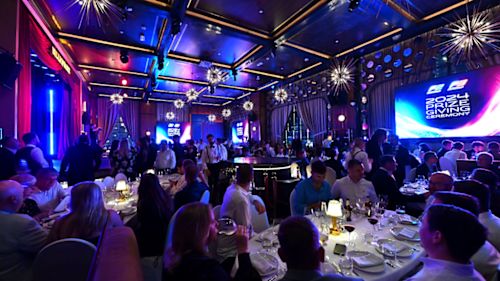 Signing off in 2024 Formula 2 Prize Giving Ceremony