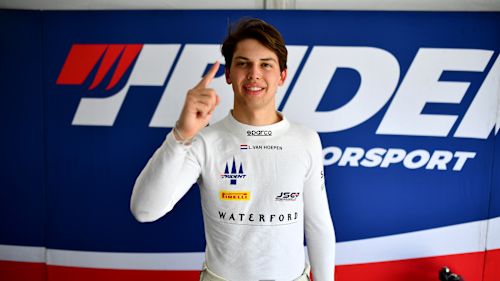 QUALIFYING Van Hoepen delivers for TRIDENT and earns maiden F2 pole