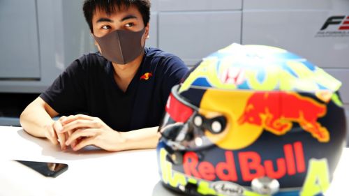 Iwasa on his helmet design and how it was influenced by his grandfather
