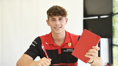Notebook and pen iPad and phone Arthur Leclercs race weekend essentials
