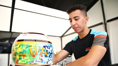 Blending his background William Alatalo on his F3 helmet design