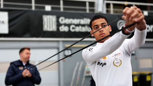 Ugochukwu enjoying his first few days with Campos after strong Day 2 in Barcelona