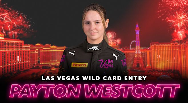 Payton Westcott confirmed as Visit Las Vegas Wild Card for F1 ACADEMY season finale in Las Vegas