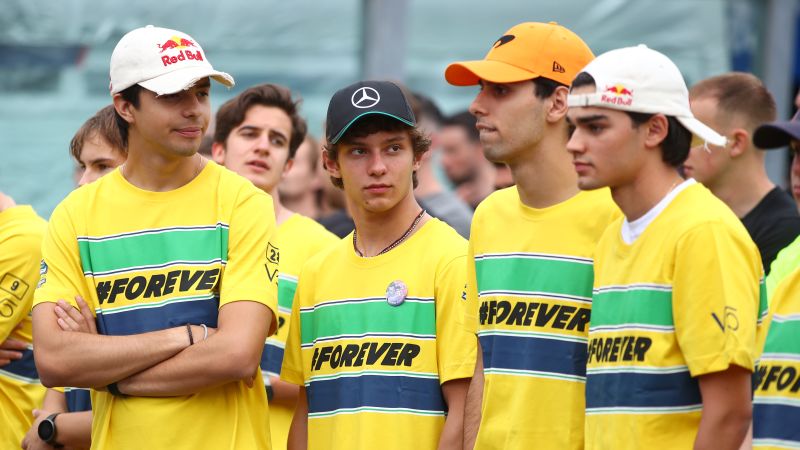 Formula 2 drivers pay tribute to Ayrton Senna