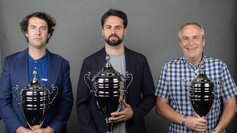 Top Three Teams receive trophies after 2025 title fight