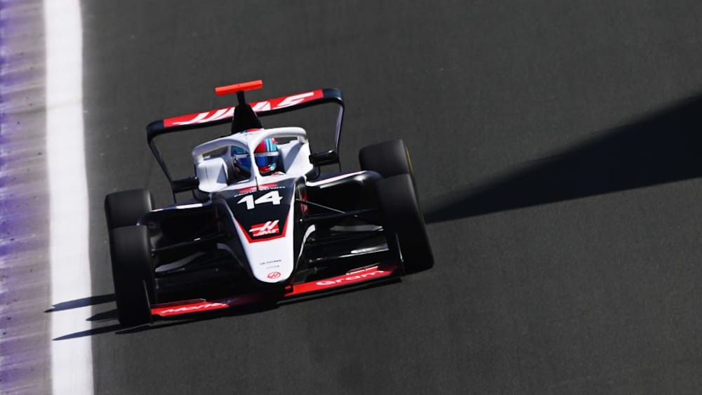 Chambers fought hard to bring home a 12-point haul in Race 1 around the Jeddah Corniche Circuit