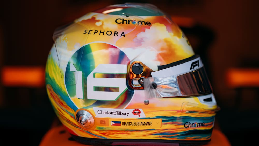Bustamante took her helmet design all the way to the Miami podium with a P2 finish in Race 2