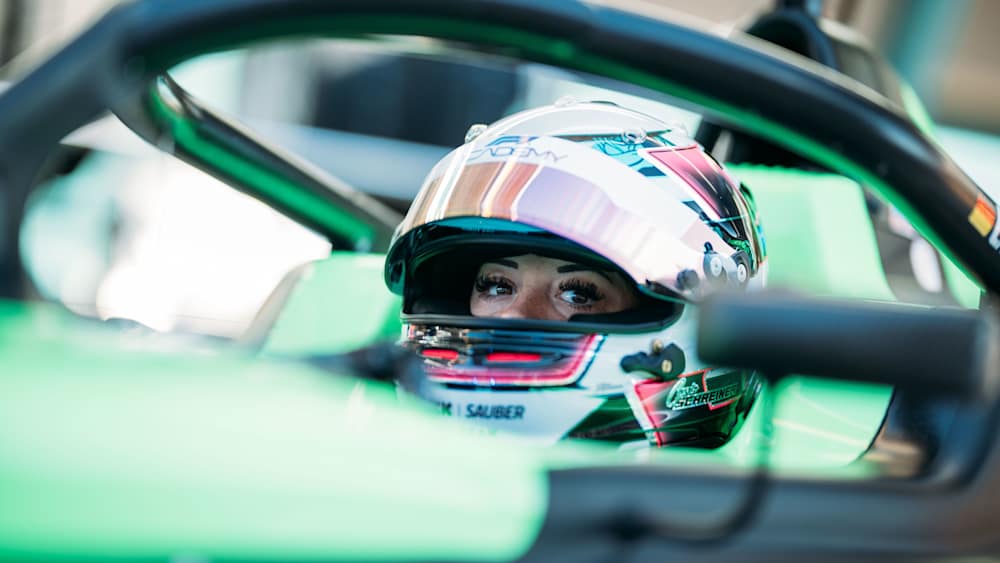 Schreiner currently has one win to her name scoring her maiden victory in Zandvoort Race 2 last year