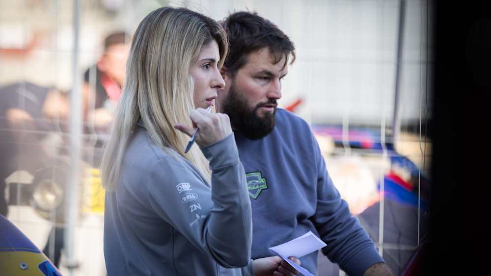 If a technical irregularity arises Montesinos and her team provide a report for the Stewards wholl decide whether to award a penalty or disqualify a karter