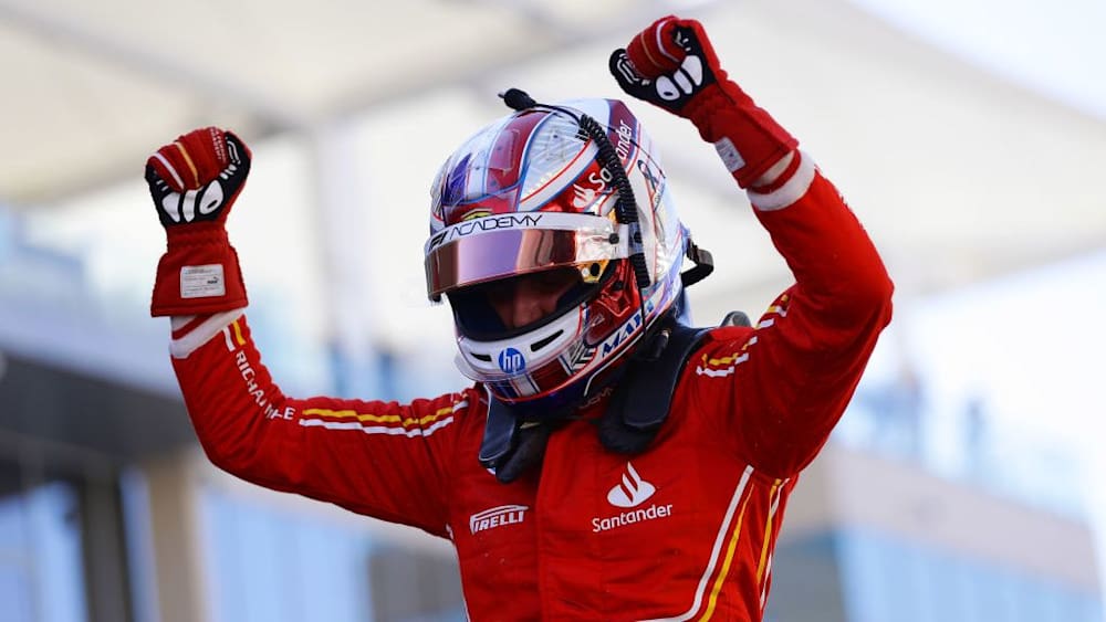 Weugs victory in Abu Dhabi Race 3 was her first win in single-seaters