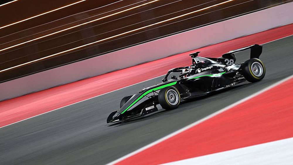 Pin recorded five top-five times across her 159 laps in Jeddah testing