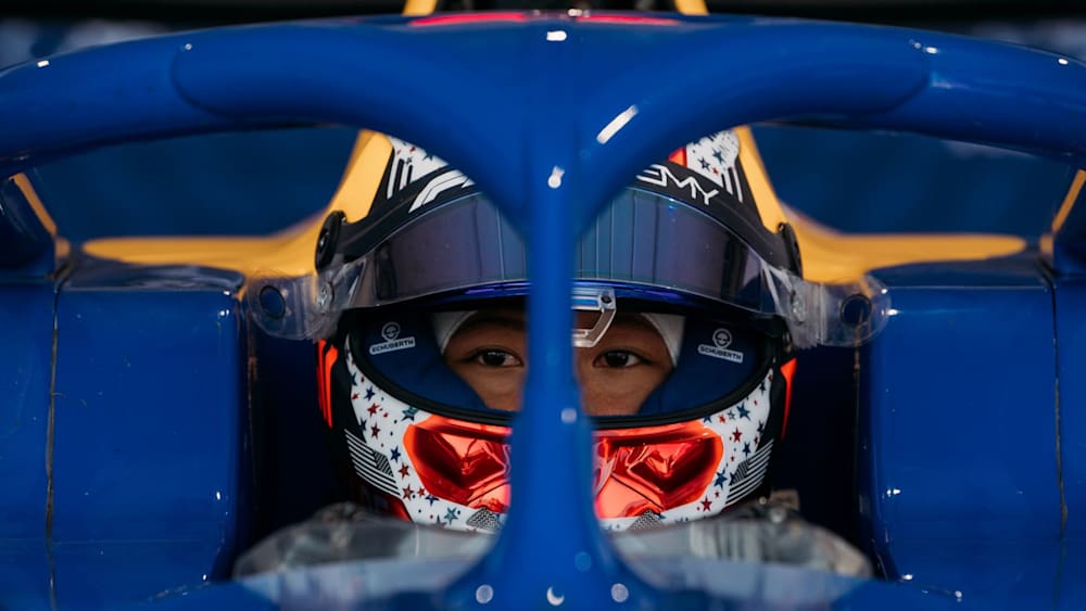 Chambers joins Abbi Pulling as the only drivers to have scored three consecutive pole positions at different venues