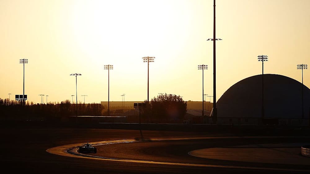Larsen completed 54 laps around the Bahrain International Circuit