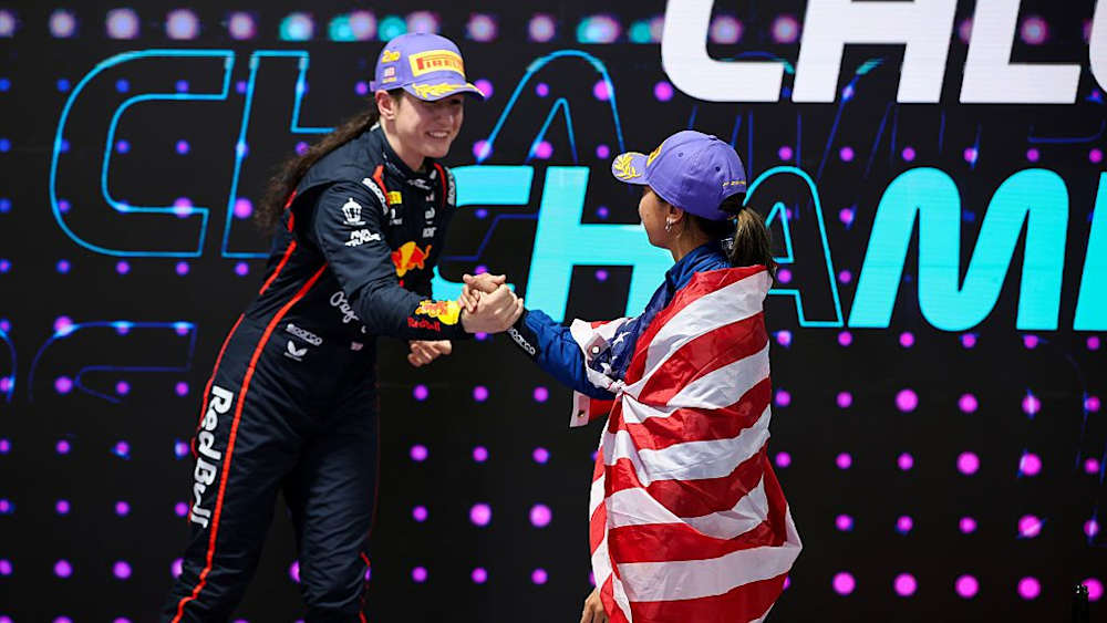 Palmowski scored the fifth podium of her rookie season in Race 2