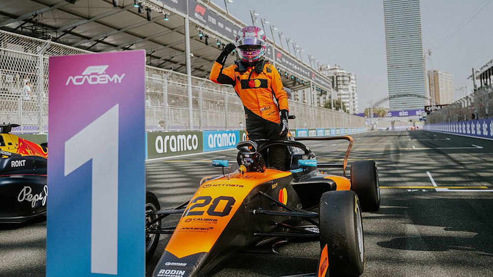 Lloyds Race 1 win in Jeddah set her on the path to become the Rookie of the Year