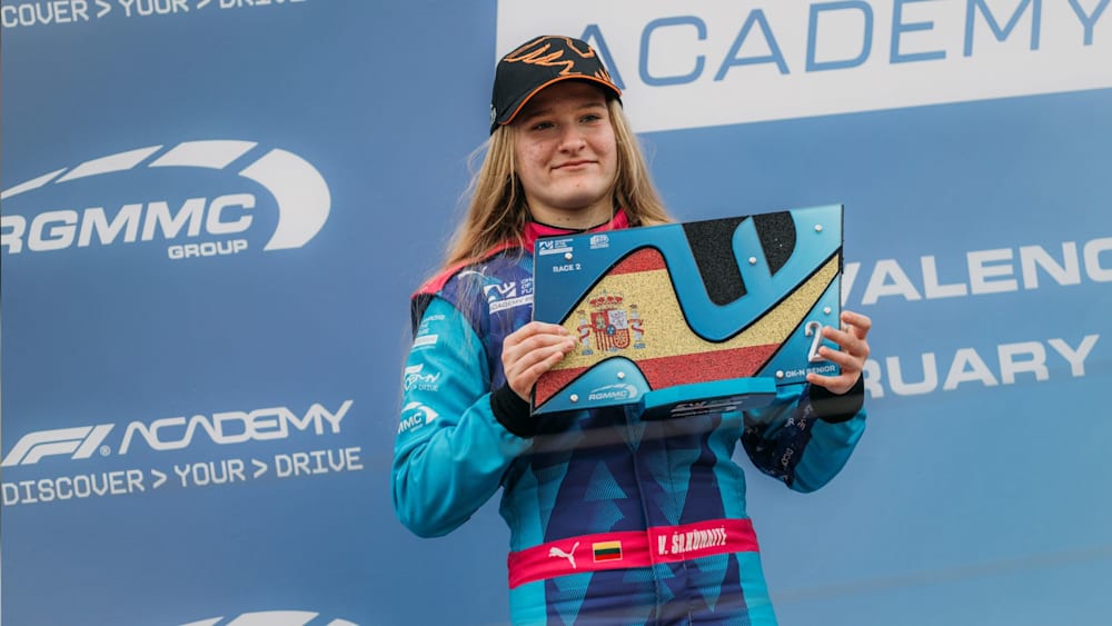 Silkunaite bounced back from a difficult Day 1 to end the first Round on the podium