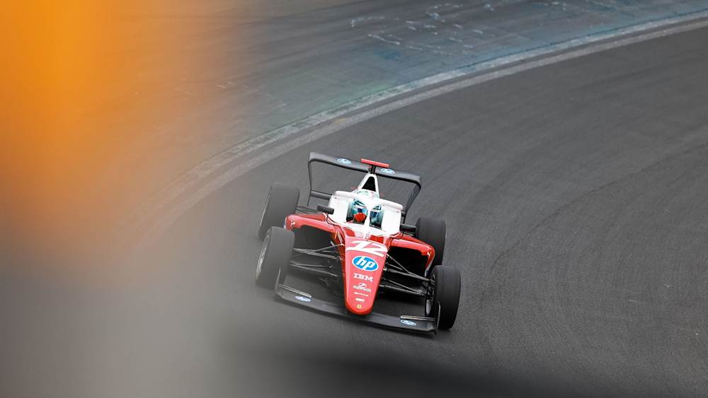 Larsen was ninth-fastest in the slowe afternoon session