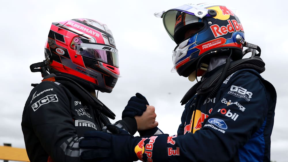 Felbermayr left and Palmowski right have shared the podium three times so far this season