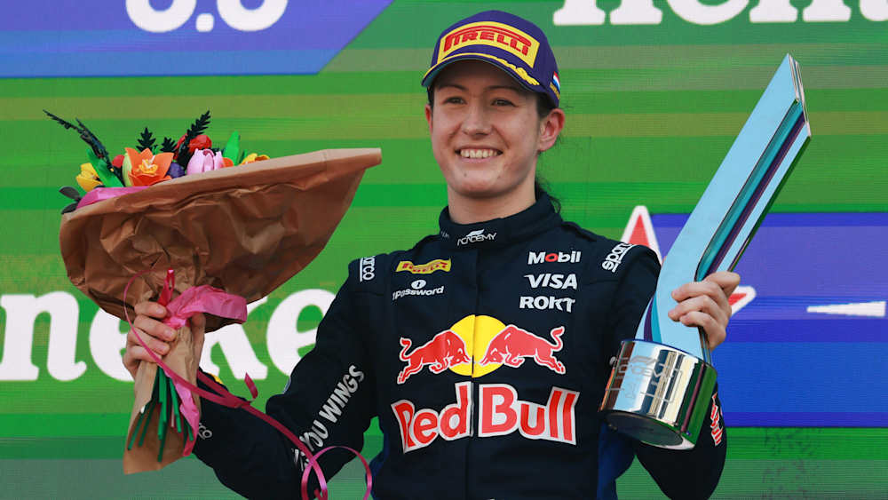 Palmowski scored the first Grand Slam of her F1 ACADEMY career