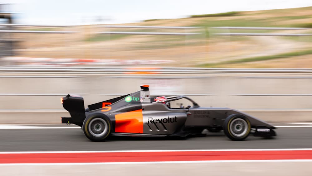Felbermayr was the driver to beat in the second afternoon session at the Spanish circuit