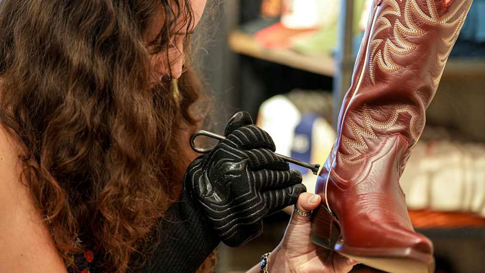 At Tecovas you can personalise your own cowboy boots