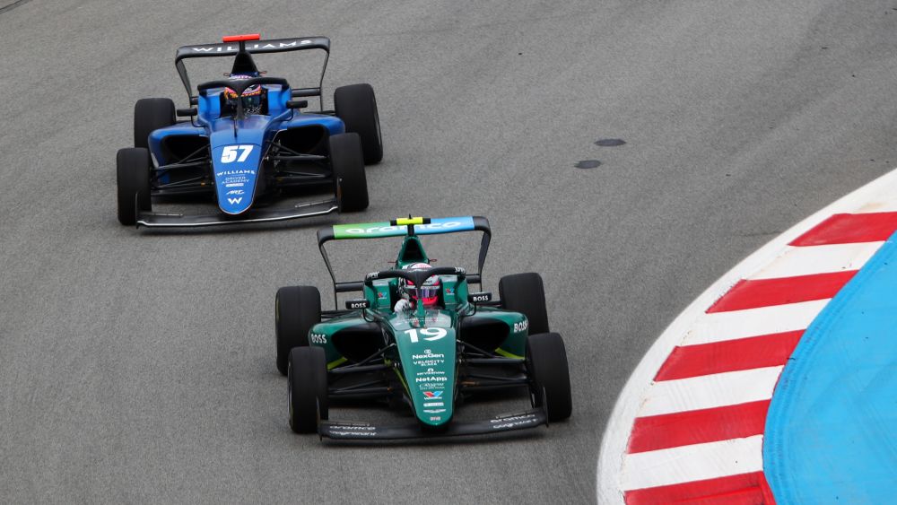 Hausmann and Block battled hard throughout the middle stage of the race