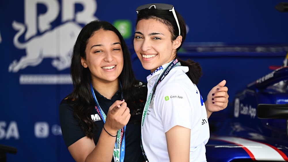 The eldest of the two Amna is two years older than her sister and teammate Hamda