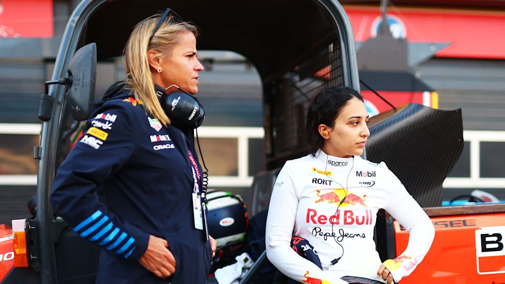 Harringtons role sees her work with the Red Bull Academys trio of drivers in the series - currently Amna and Hamda Al Qubaisi and Emely De Heus