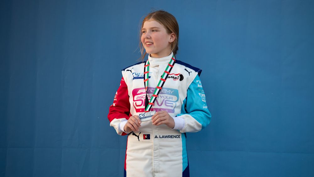 Lawrence scored back-to-back P2 finishes in the Under 10s class