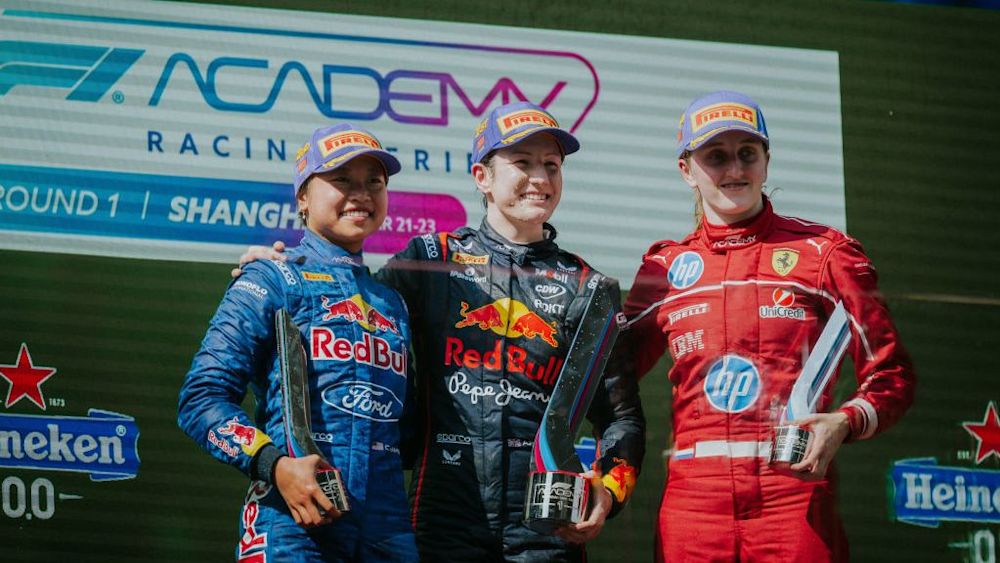 Palmowski M llevó a Campos a un 1-2 en la Carrera 1 por delante de Chambers L y MP Motorsports Maya Weug R