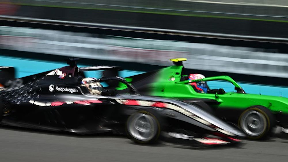 Pin and Felbermayr fought over the lead in the early stages