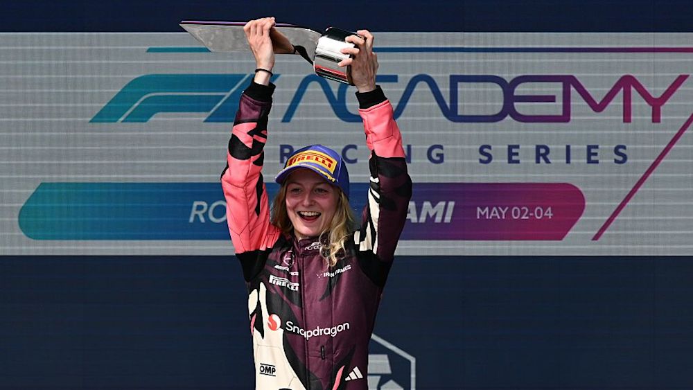 Pin becomes a five-time winner in F1 ACADEMY with her Race 1 victory in Miami