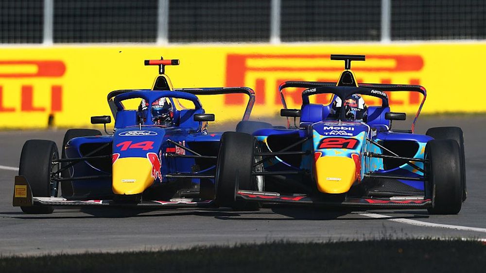 Contact between Chambers and Palmowski took the pair out of contention for the win