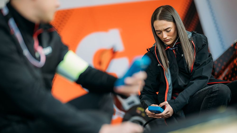 She balances her role trackside with studying for a BSc in Motorsport Engineering