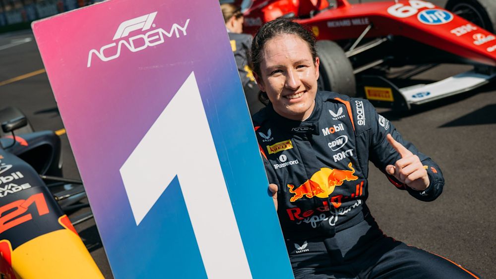 Palmowski scored the first reverse grid Race win of 2025 in Shanghai becoming the first of four rookie winners this season