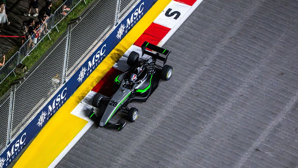 Pin earned three front-row starts across the 2025 season