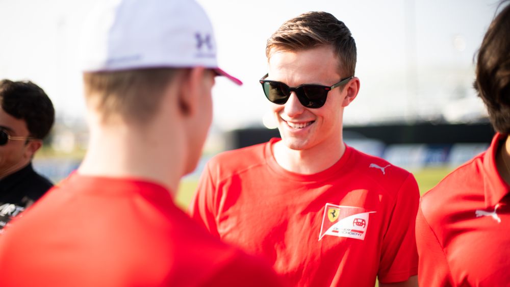 Ilott swapped the Red Bull academy for the red of Ferrari