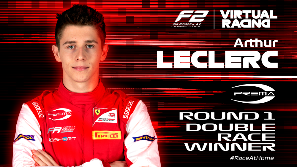 Arthur Leclerc wins Virtual racing