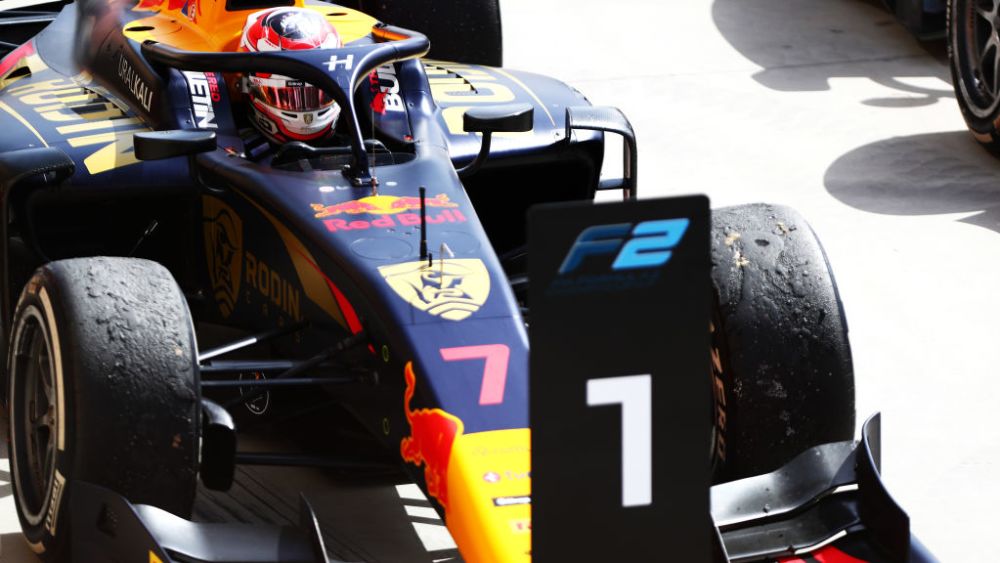 Hitech rookie Lawson won the opening race of the season