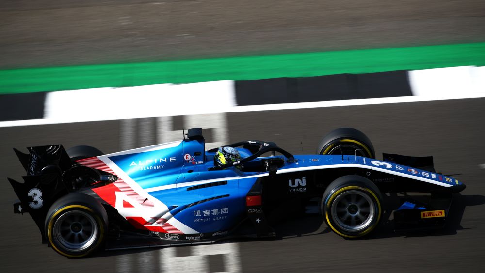 Zhou nabbed second with a late lap 